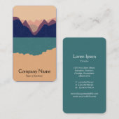 Vereenvoudigd landschap 01 visitekaartje (Voorkant / Achterkant)
