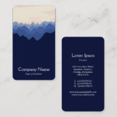 Vereenvoudigd landschap 03 visitekaartje (Voorkant / Achterkant)