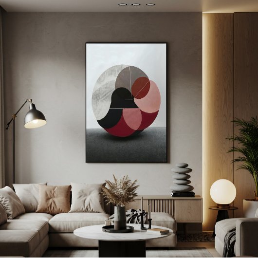 Vereenvoudigde Essentie Canvas Afdruk