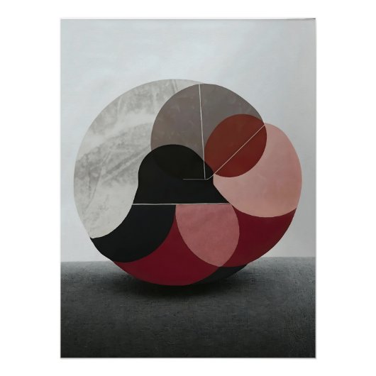 Vereenvoudigde essentie perfect poster (Voorkant)