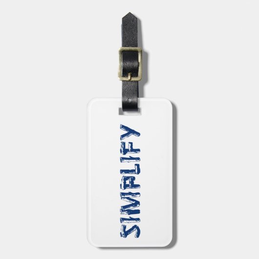 Vereenvoudigen Bagagelabel (Voorkant verticaal)