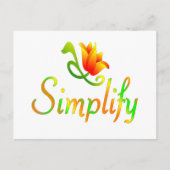 Vereenvoudigen Briefkaart (Voorkant)