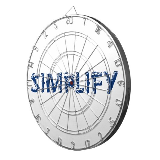 Vereenvoudigen Dartbord (Voorkant Rechts)