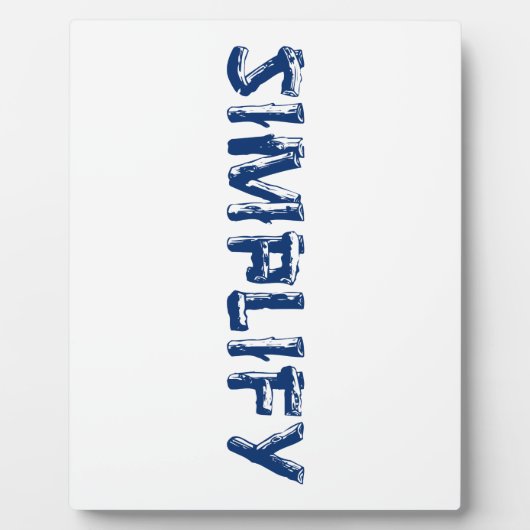 Vereenvoudigen Fotoplaat (Voorkant)