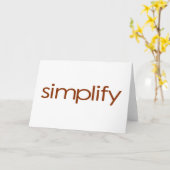 Vereenvoudigen Kaart (Gele Bloem)