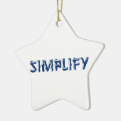 Vereenvoudigen Keramisch Ornament