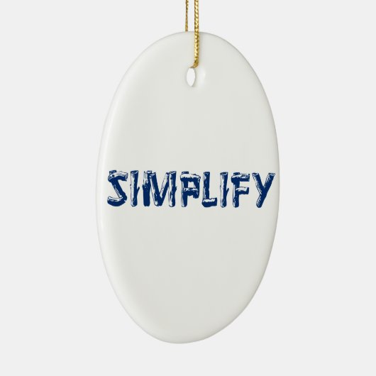 Vereenvoudigen Keramisch Ornament