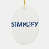 Vereenvoudigen Keramisch Ornament (Voorkant)