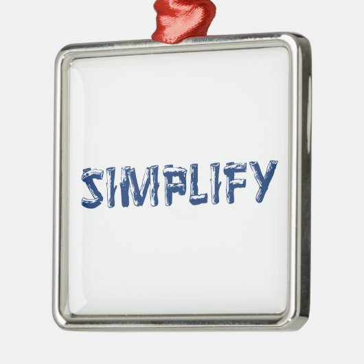 Vereenvoudigen Metalen Ornament (Links)