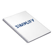 Vereenvoudigen Notitieboek (Rechterzijde)