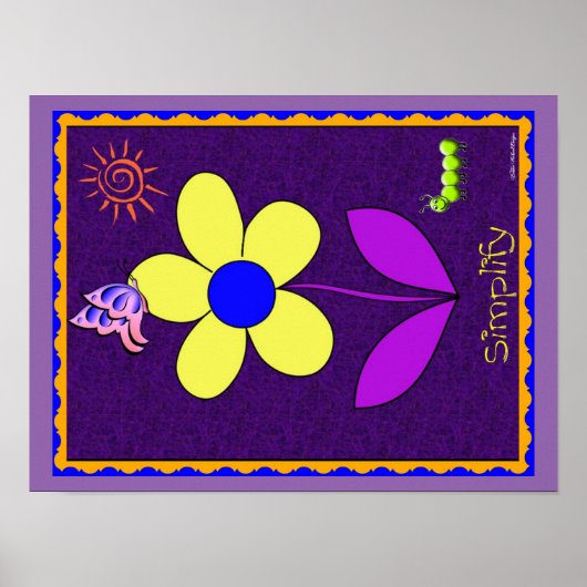 Vereenvoudigen Poster (Voorkant)