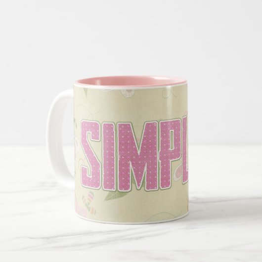 Vereenvoudigen Tweekleurige Koffiemok (Voorkant links)