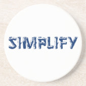 Vereenvoudigen Zandsteen Onderzetter (Voorkant)