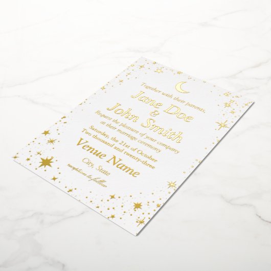 Vereenvoudiging van de blade-uitnodiging folie uitnodiging (Gedraaid)