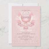 Vereerde Kelk Eerste Heilige Communie Roze Kaart (Voorkant)