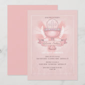 Vereerde Kelk Eerste Heilige Communie Roze Kaart (Voorkant / Achterkant)