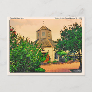 Vereins Kirche (1), Fredericksburg, TX Briefkaart