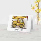 Vereis een Kaart van de Nota van de Vrachtwagen (Gele Bloem)