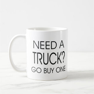 Vereis een vrachtwagen? Ga kopen één koffiemok