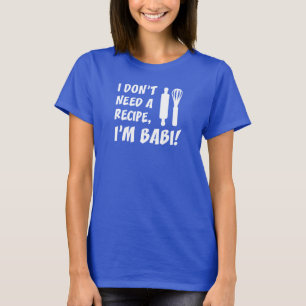 Vereis geen Tsjechische Oma van Babi van het T-shirt