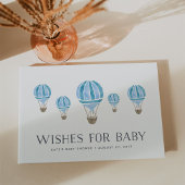 Vereist Baby | Baby shower voor luchtballon Gastenboek