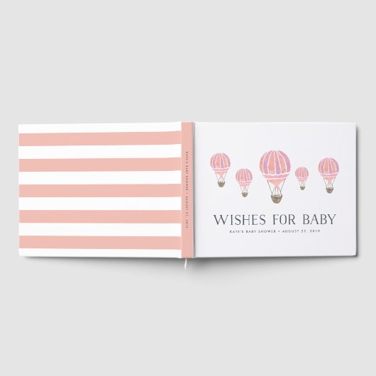 Vereist Baby | Baby shower voor luchtballon Gastenboek (Volledig)