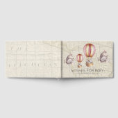 Vereist Baby | Baby shower voor luchtballon Gastenboek (Volledig)