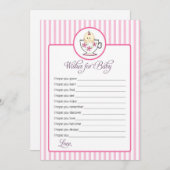 Vereist Baby Kaart - Baby in het ontwerp van de th (Voorkant / Achterkant)