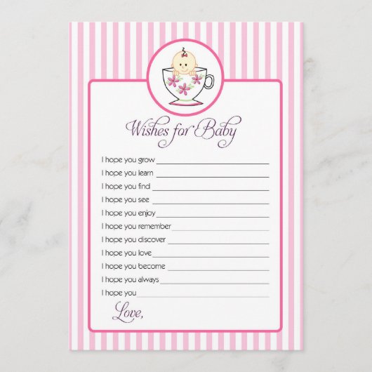 Vereist Baby Kaart - Baby in het ontwerp van de th (Voorkant)