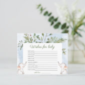 Vereist Baby olifant blauw Baby shower (Staand voorkant)