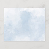 Vereist Baby olifant blauw Baby shower (Achterkant)