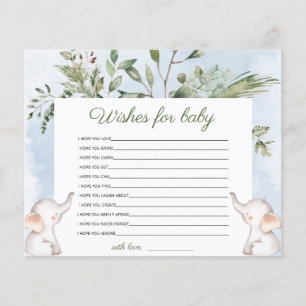 Vereist Baby olifant blauw Baby shower