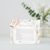 Vereist Baby olifant Blush Baby shower Game (Staand voorkant)