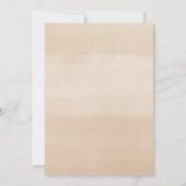 Vereist Baby Pampas gras boho baby shower Kaart (Achterkant)