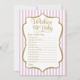 Vereist Baby roze gouden Baby shower