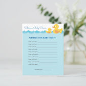 Vereist Baby Rubber Duck Theme Baby shower (Staand voorkant)