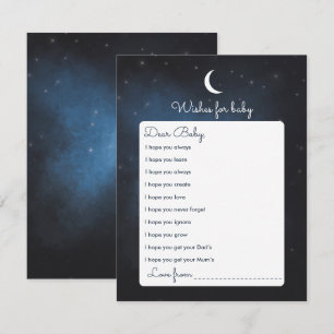 Vereist Baby shower game-kaart Kaart