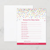 Vereist Baby Thema Baby shower (Voorkant / Achterkant)