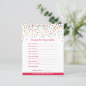 Vereist Baby Thema Baby shower (Staand voorkant)