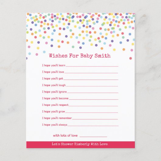 Vereist Baby Thema Baby shower (Voorkant)