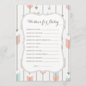 Vereist Baby tribale pijlschoeisel Advieskaart (Voorkant)