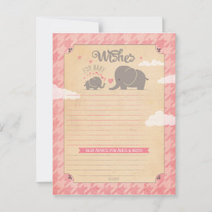 Vereist babymeisje - Elephant Advice Kaarten