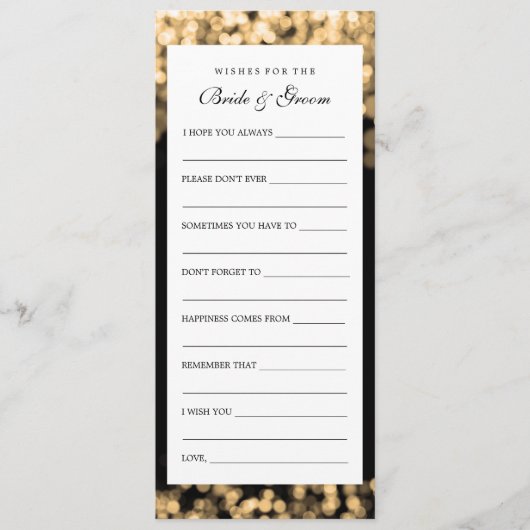 Vereist bruine en bruine goudverlichting advieskaart (Voorkant)