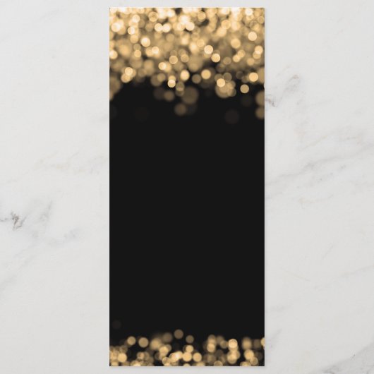 Vereist bruine en bruine goudverlichting advieskaart (Achterkant)