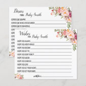 Vereist de nieuwe babyroze douchekaart (Voorkant / Achterkant)