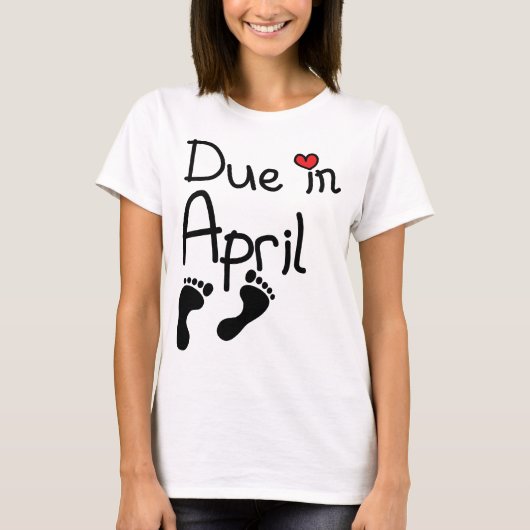 Vereist in april t-shirt (Voorkant)