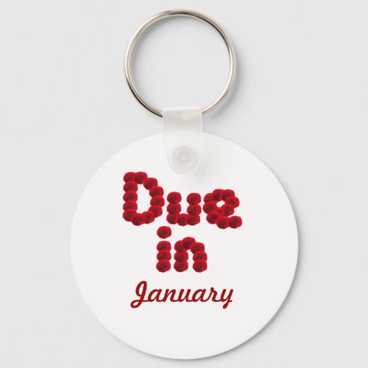Vereist in januari Sleutelhanger (Voorkant)