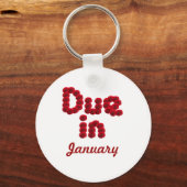 Vereist in januari Sleutelhanger (Voorkant)
