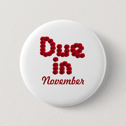 Vereist in november Button (Voorkant)