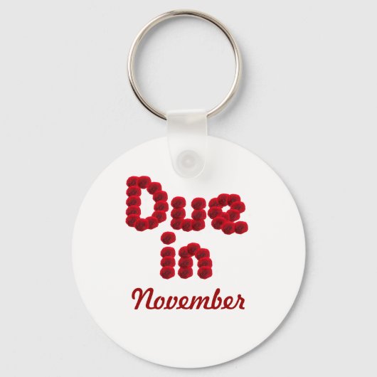 Vereist in november Sleutelhanger (Voorkant)